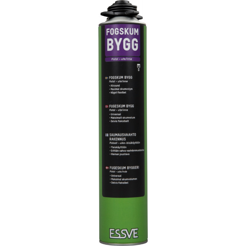 Montāžas putas BYGG 850 ml Essve