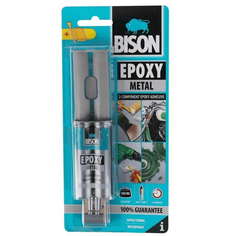 Epoksīda līme Epoxy metal 24 ml Bison