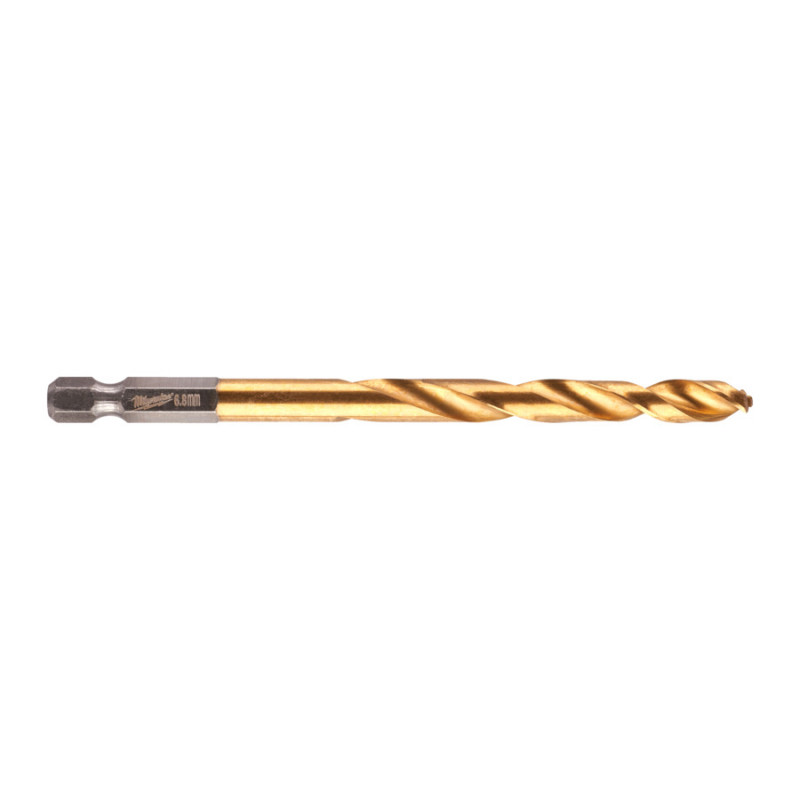 Urbis 6,8 mm Shockwave TiN Red HSS-G Hex Milwaukee