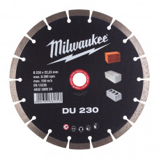 Dimanta griezējdisks DU Ø 230 mm Milwaukee