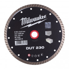 Dimanta griezējdisks DUT Ø 230 mm Milwaukee
