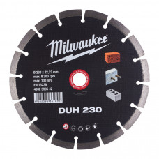 Dimanta griezējdisks DUH Ø 230 mm Milwaukee
