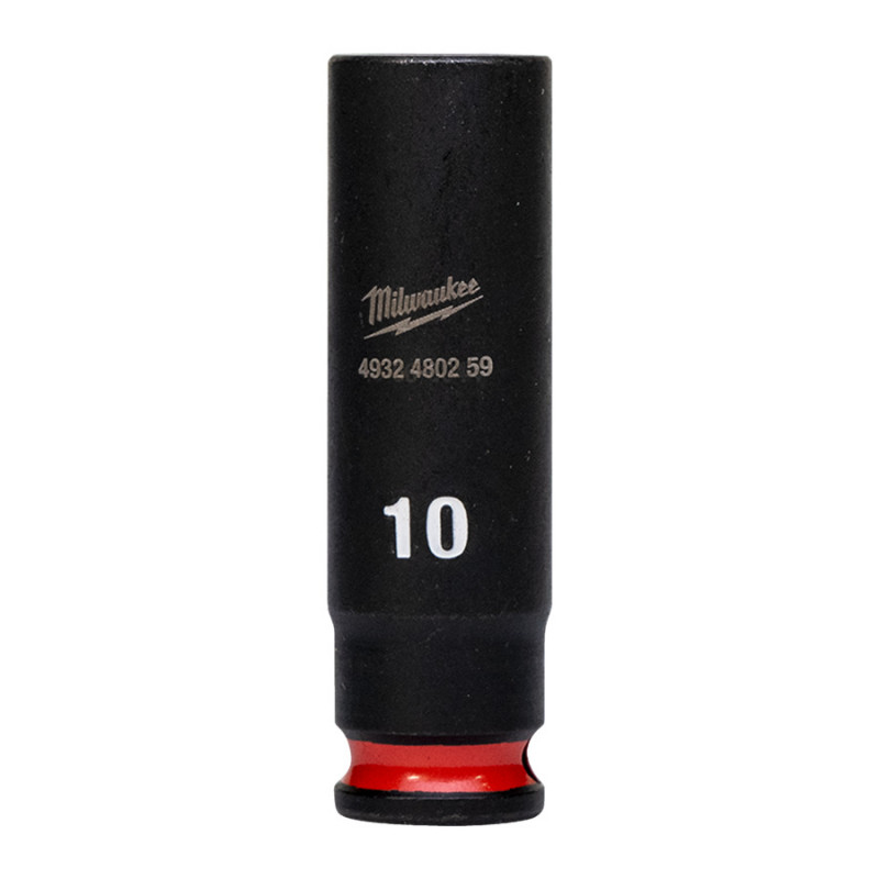 Trieciena muciņa 10 mm 1/4" pagarināta Milwaukee