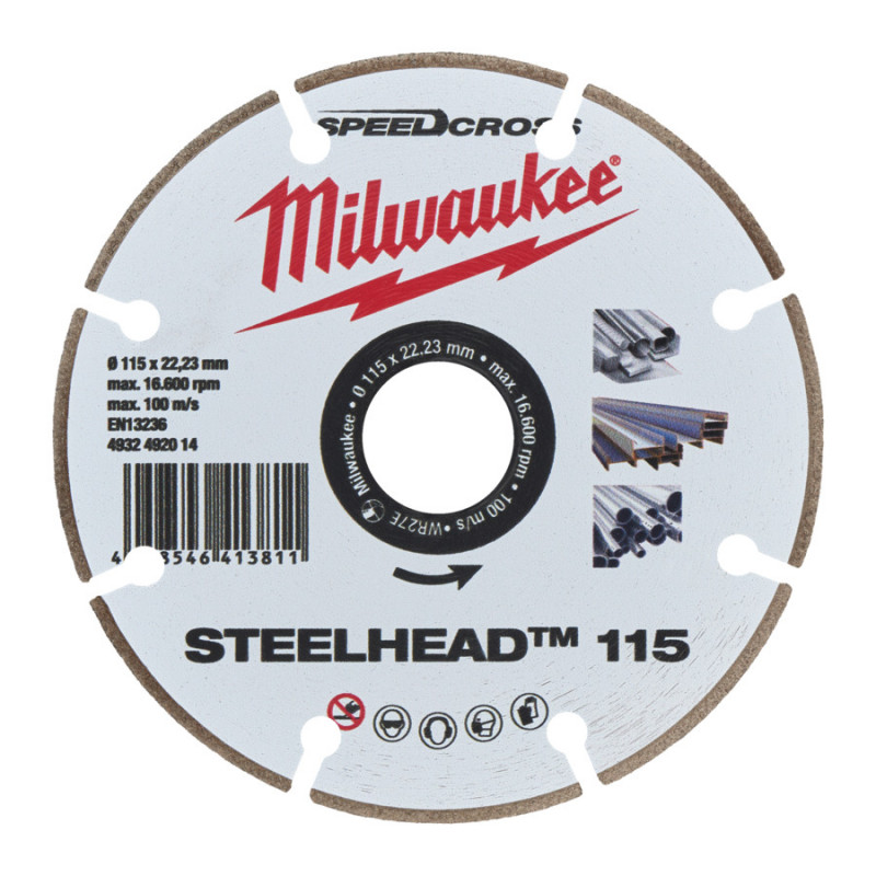 Dimanta griezējdisks Steelhead Ø 230 mm Milwaukee
