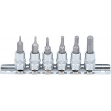 Bitu komplekts muciņās 1/4" 1,5-6 mm 6 gb BGS