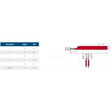 Nodurgrieznis H20 čuguna apstrādei 25x16 kāts