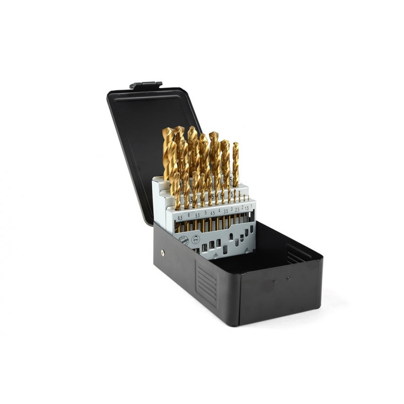 Urbju komplekts HSS TiN 1-13 mm 25 gb Kamasa tools