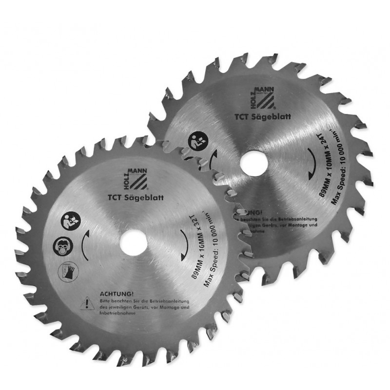 Zāģripas kokam T.C.T. 89x10mm Z24 unZ32 2gb Holzmann