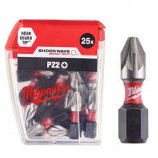 Bits PZ2 25 mm iepak. 25 gb Milwaukee