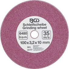 Slīpdisks 6,3mm 100x4,5x10 ķēžu asināšanas ierīcei 3180 BGS 