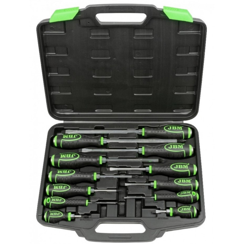 Sitamo skrūvgriežu komplekts SL PH 1/4" 12 gb JBM