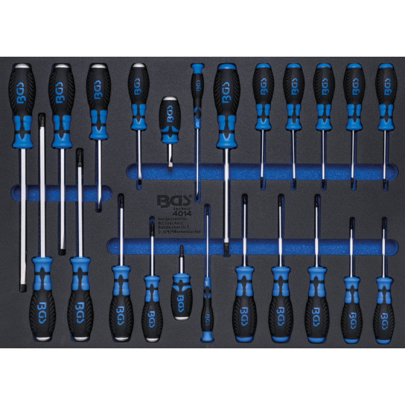 Skrūvgriežu komplekts PH,SL,Torx 3/3 putu ieliktnī 23 gb BGS