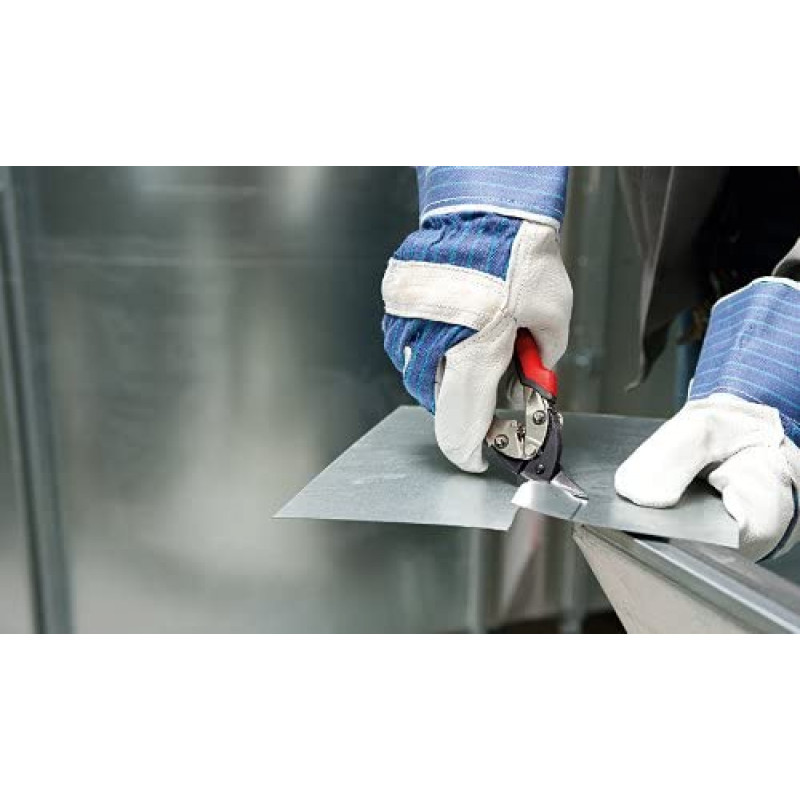 Kompaktas skārda šķēres 180mm kreisās Bessey