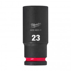 Trieciena muciņa 23 mm 1/2" pagarināta Milwaukee