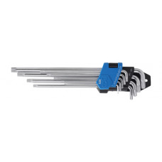 L-tipa Torx atslēgu komplekts T10-T50 9gb BGS