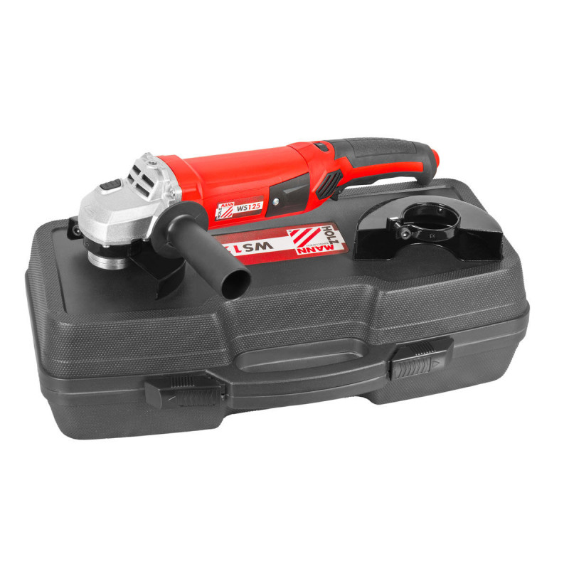 Leņķa slīpmašīna 125mm 1200W ar regulējamiem apgriezieniem Holzmann