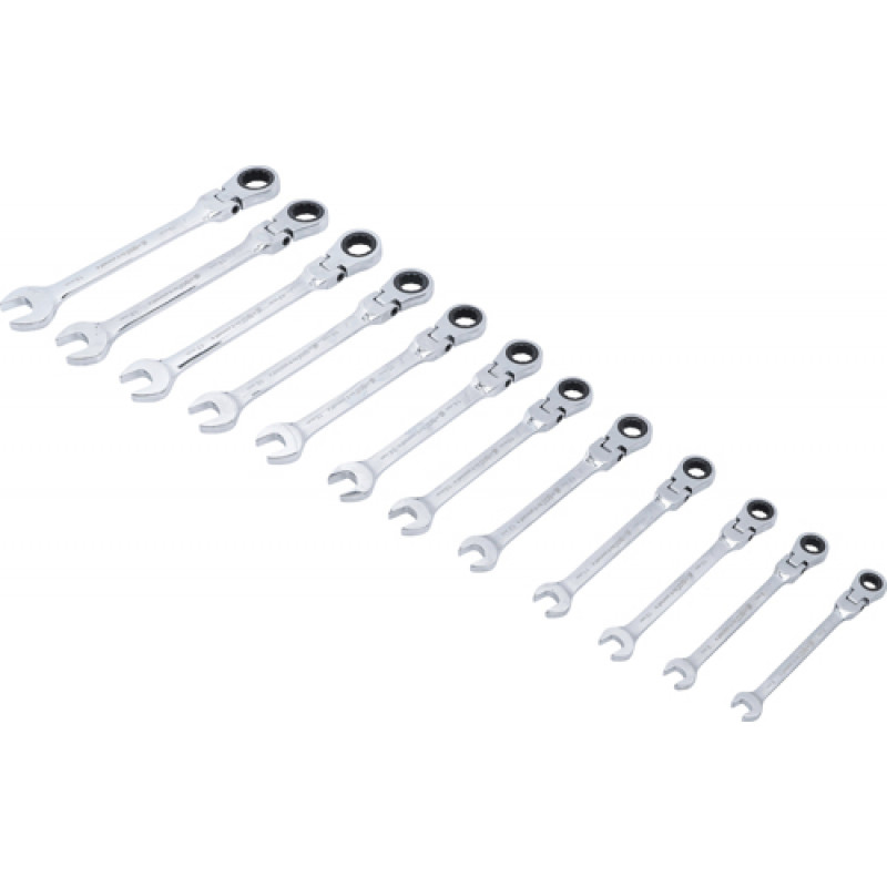Kombinēto reversa atslēgu komplekts ar lokaniem galiem 8-19mm 12gb BGS