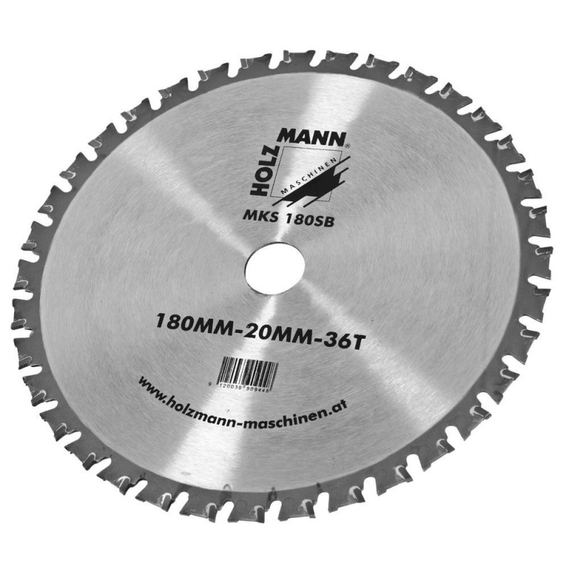 Zāģripa metāla griešanai 180x20x36z TCT Holzmann