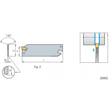 Nodurgriežņa plāksnīšu turētājs SOR0162752002 Korloy