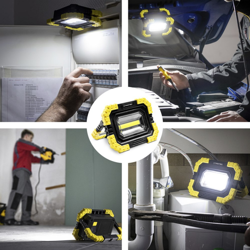 Pārnēsājams LED prožektors 800lm lādējams PWLS 06-10 Trotec