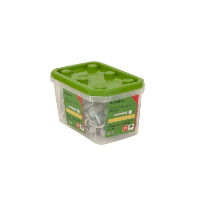 Jumta skrūve 4,8 x 35 balta iepak. 100gb ESSVE
