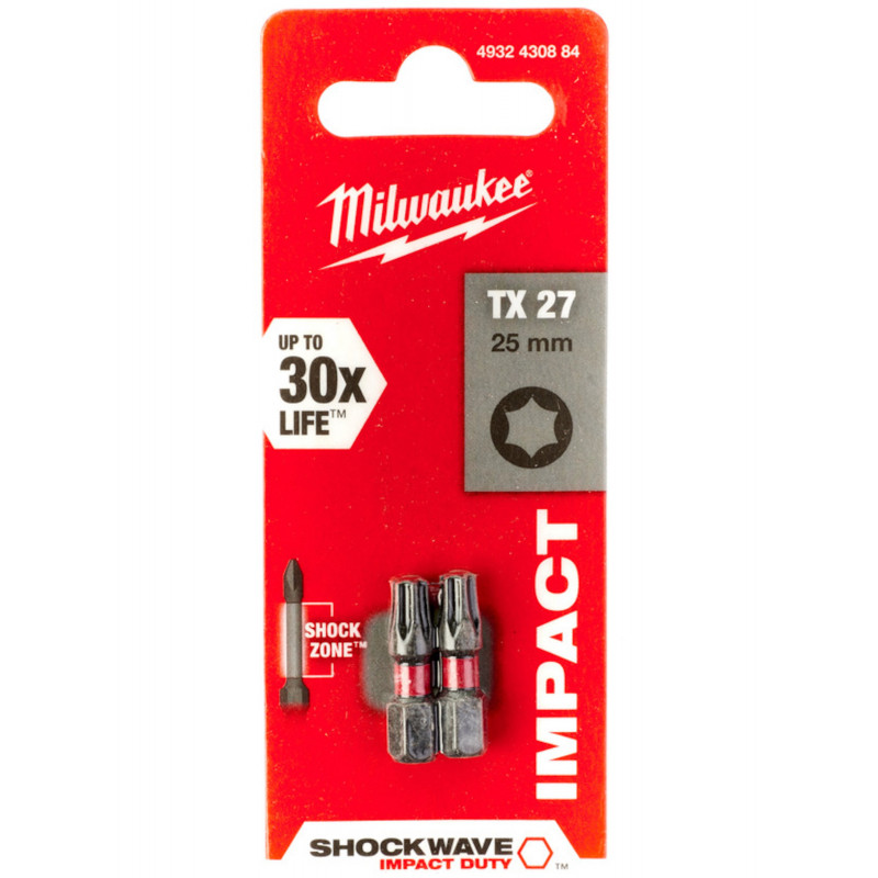 Bits T27 25mm 2gb Milwaukee