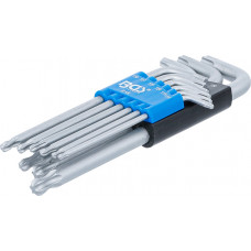 L-tipa Torx  atslēgu komplekts T10-T50 9 gb BGS