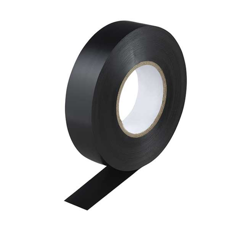 Izolācijas lente 19 mm x 20 m melna  PVC Folsen