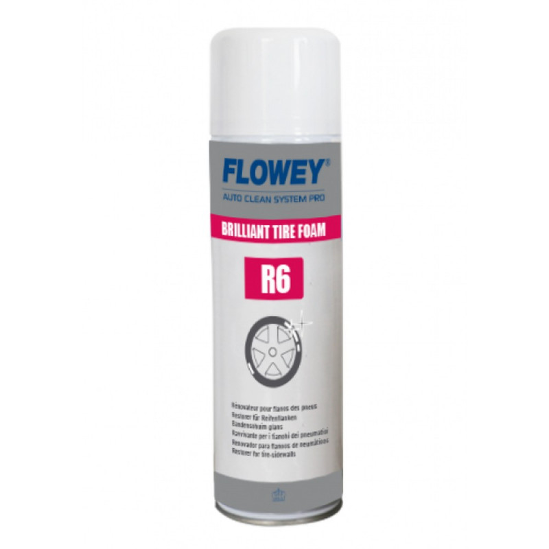 Riepu tīrīšanas putas 500 ml R6 BRILLIANT Flowey 